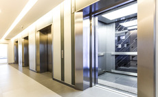 Lifts in building lobby