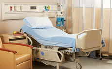 Hospital beds and medical supplies
