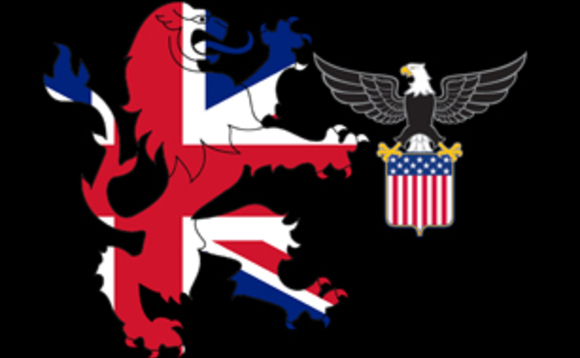 The British lion versus the American eagle The British lion versus the American eagle