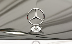 The badge of Mercedes Benz
